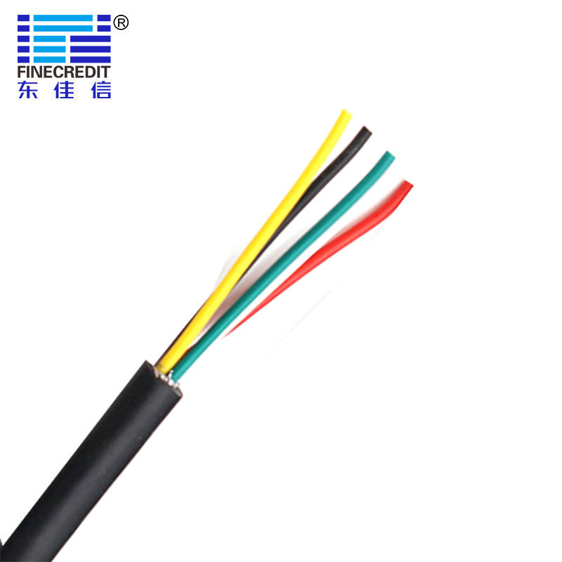 AWM2464 22AWG 3Cores Multi Conductor Shielded Cable PVC Insulated Power Cord Control Cable